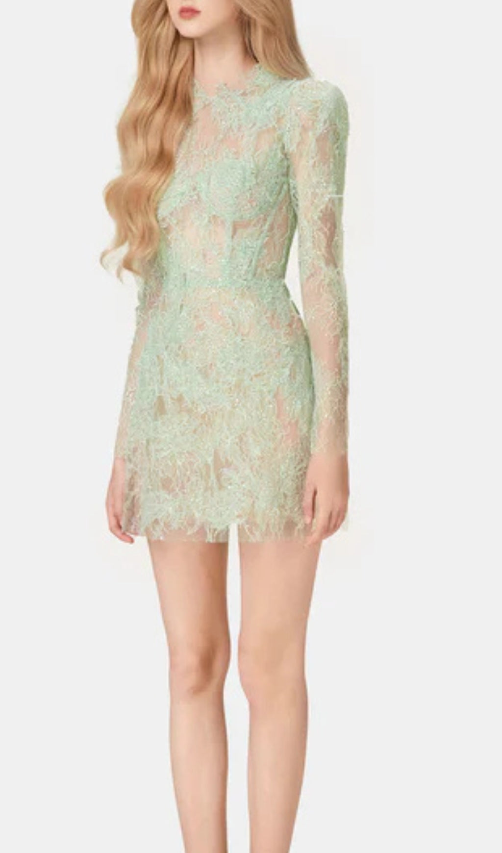 Vestido Midi Bordado Floral