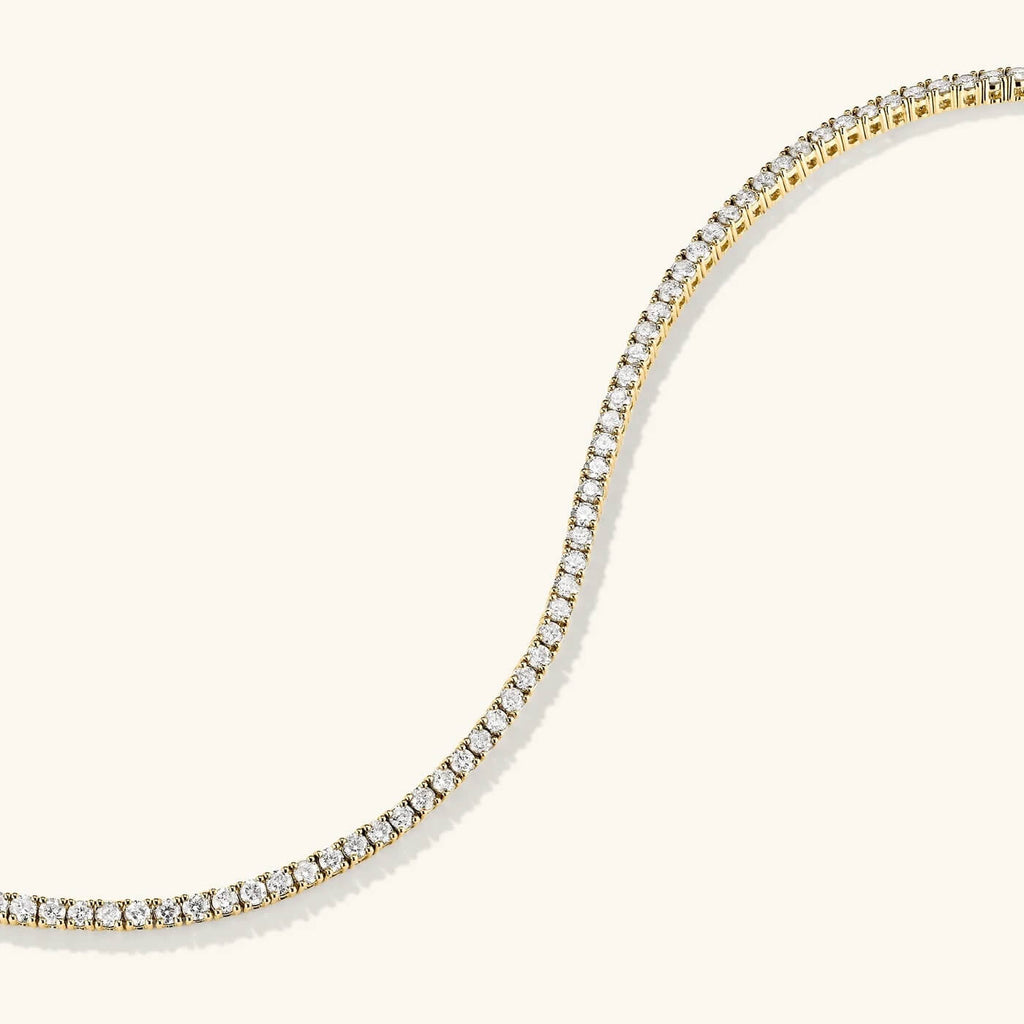 Pulsera Tenis de Moissanita 2mm