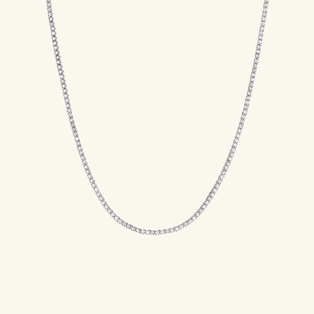 Collar Tenis de Moissanita 3mm