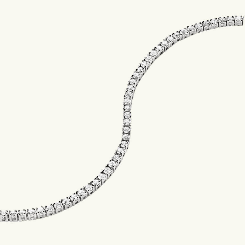 Collar Tenis de Moissanita 3mm