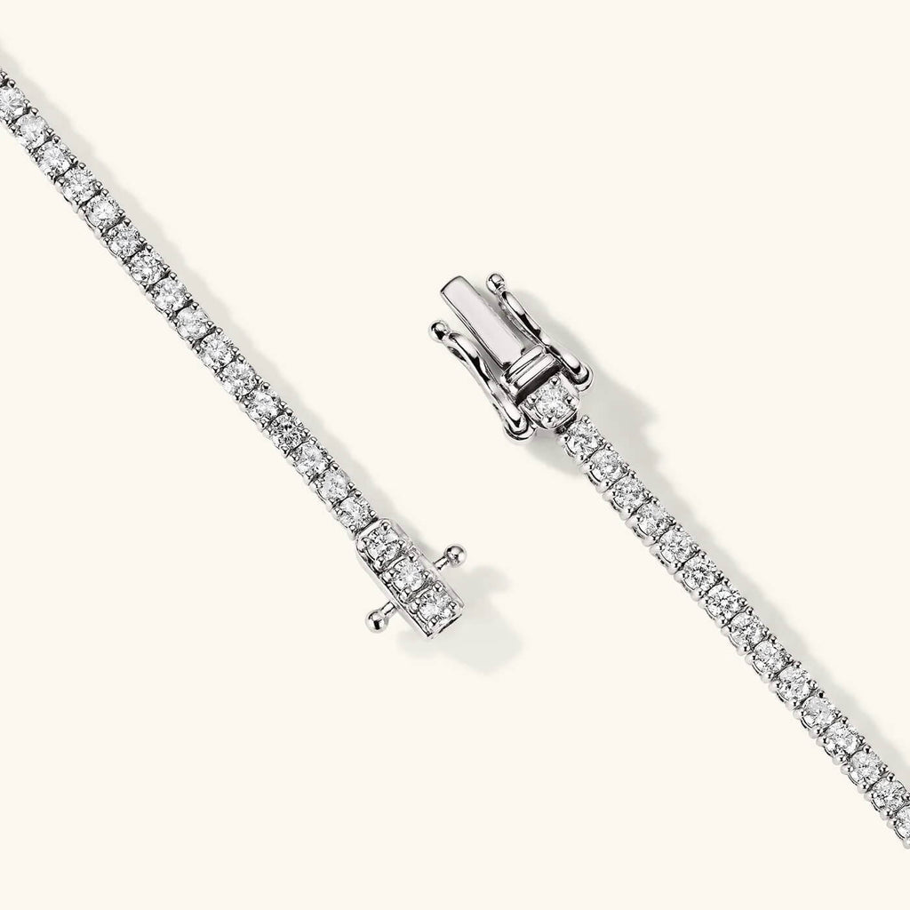 Pulsera Tenis de Moissanita 3mm