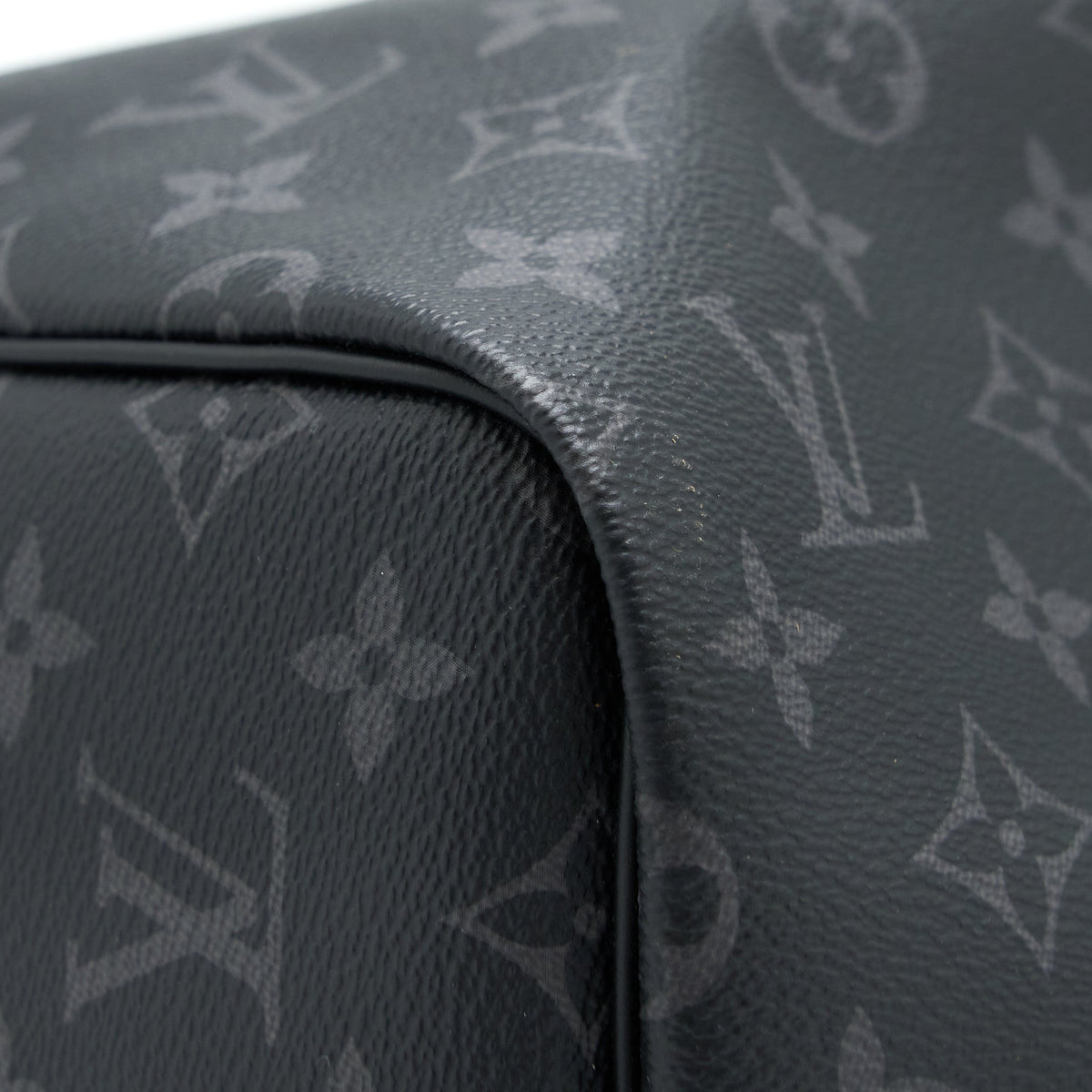 LOUIS VUITTON KEEPALL 55 WITH SHOULDER STRAP MONOGRAM ECLIPSE CANVAS SHW