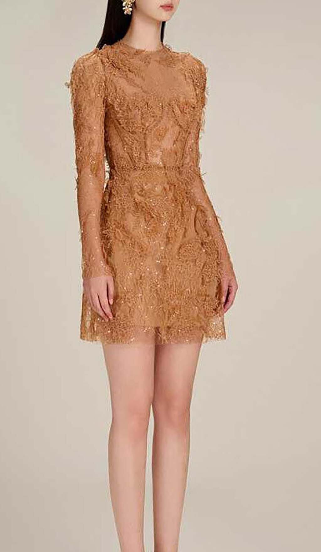 Vestido Midi Bordado Floral