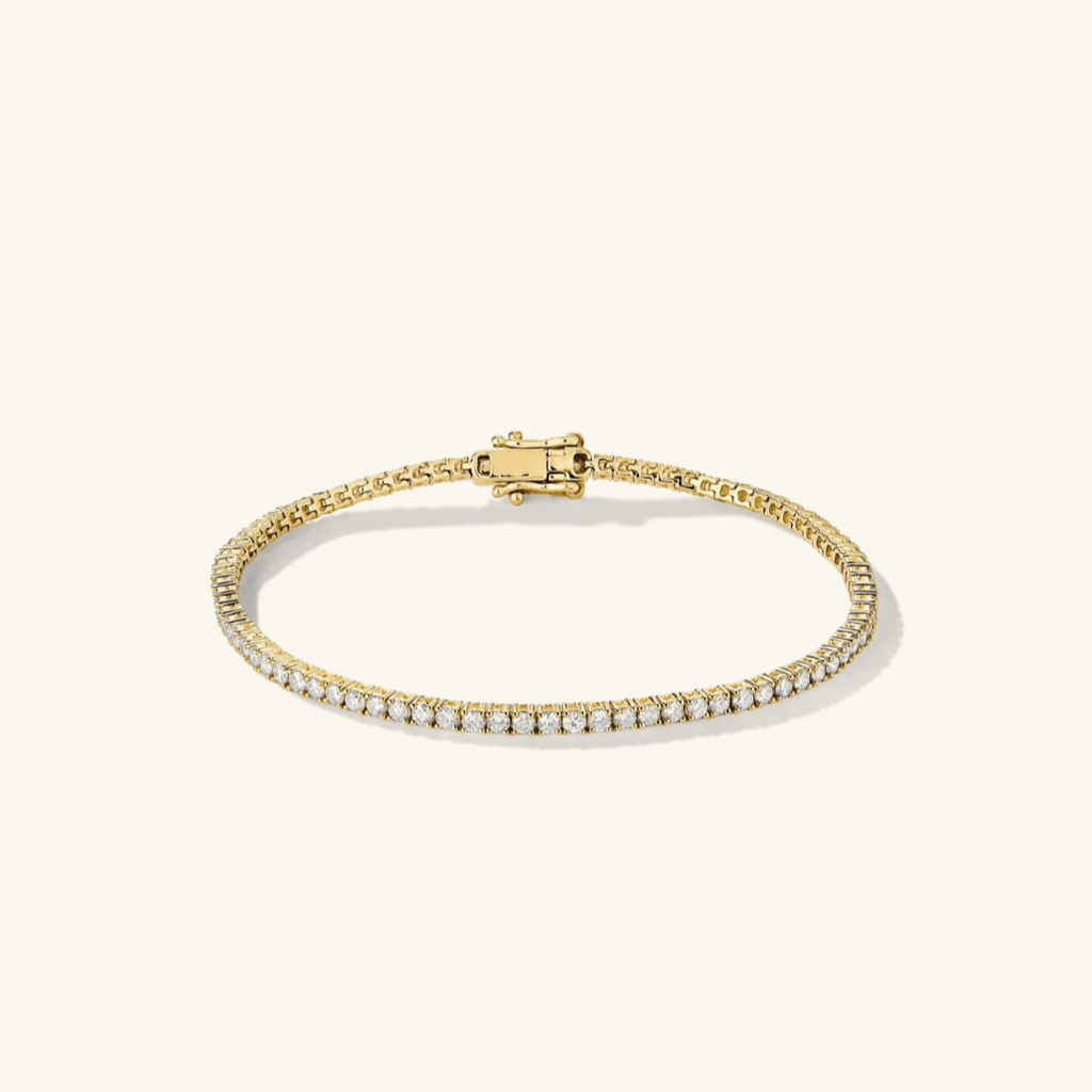 Pulsera Tenis de Moissanita 2mm