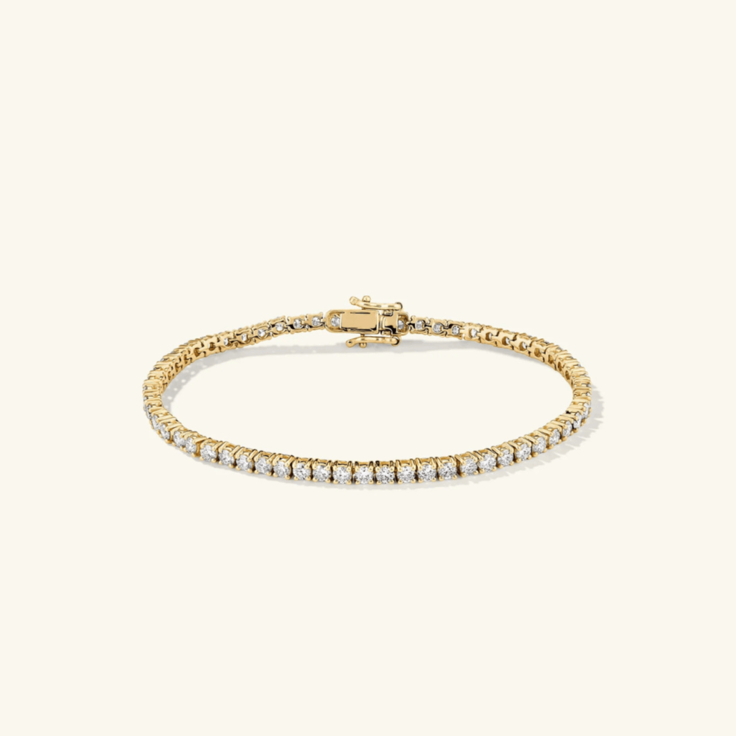 Pulsera Tenis de Moissanita 3mm