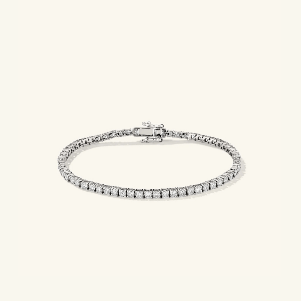 Pulsera Tenis de Moissanita 3mm