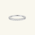 Anillo Alianza Eternity de Moissanita 2mm