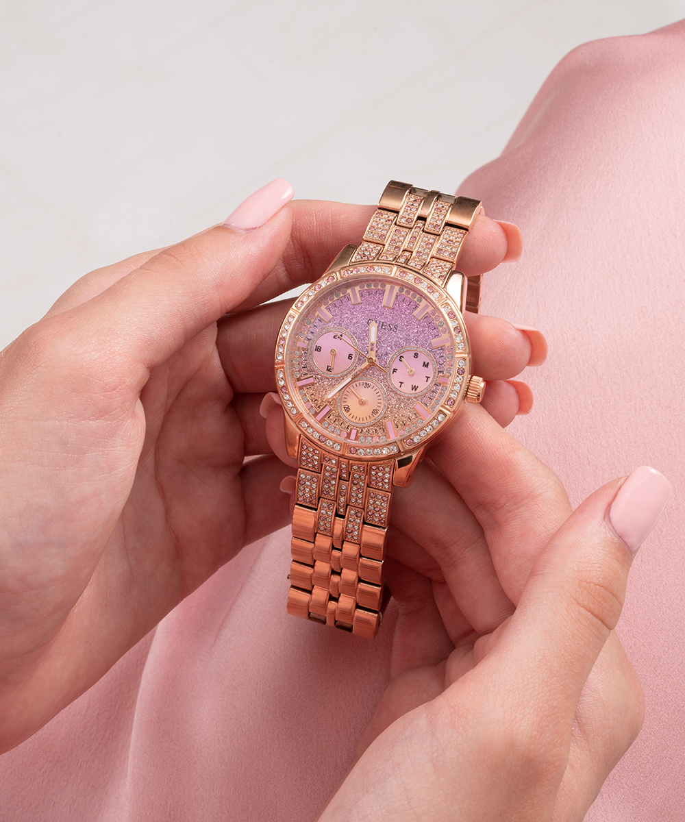 Reloj Multifunción Oro Rosa