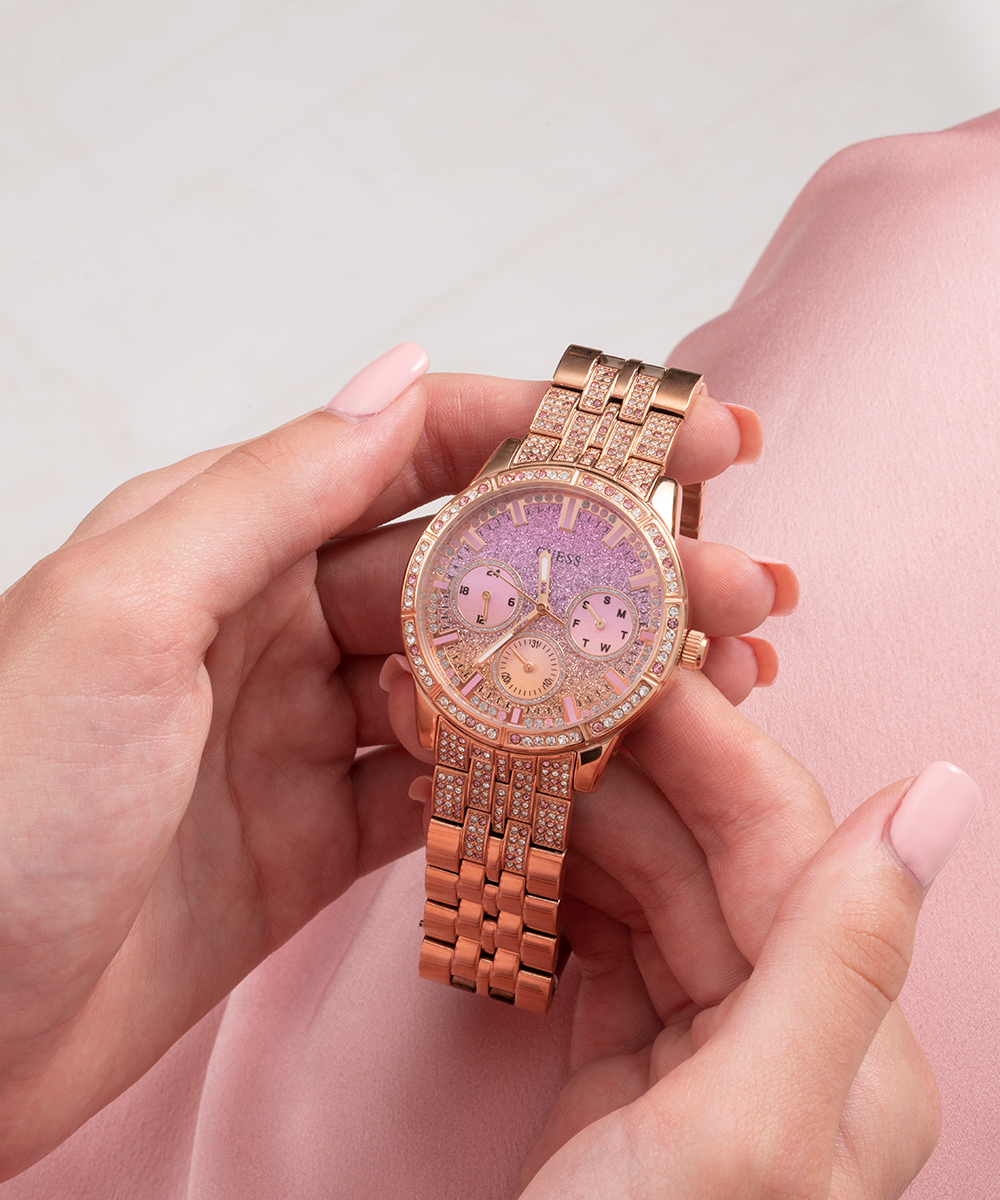 Reloj Multifunción Oro Rosa