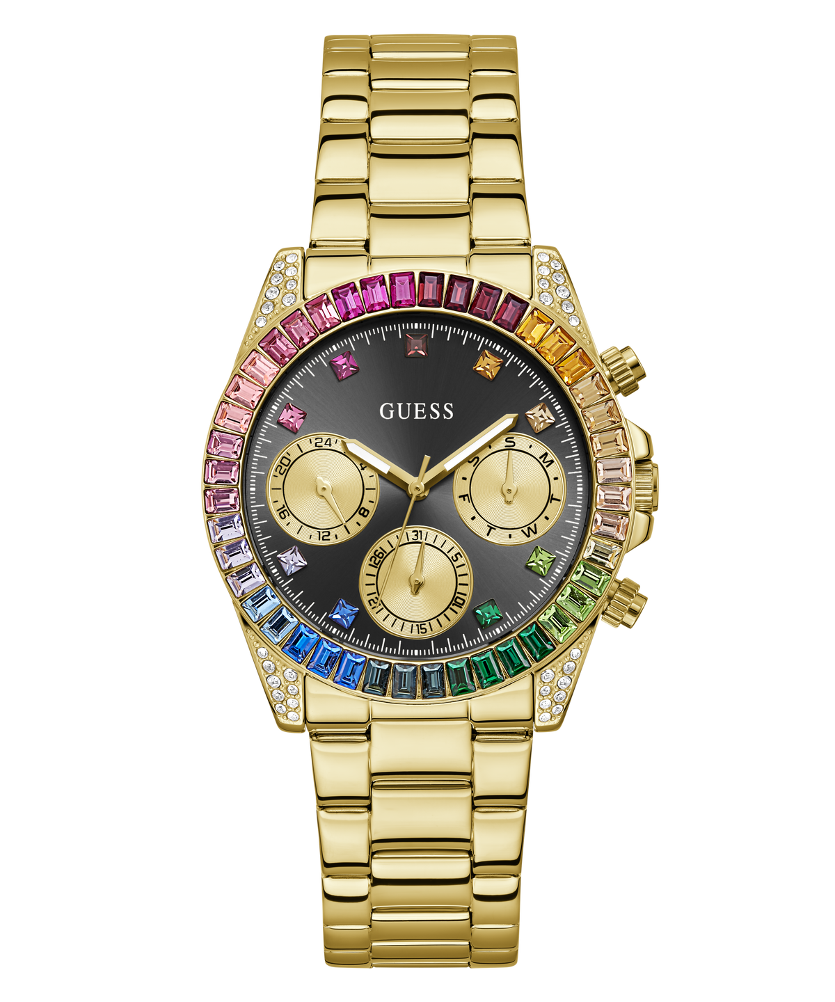 Reloj Multifunción Dorado
