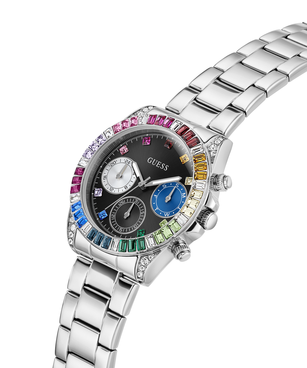 Reloj Multifunción Plateado