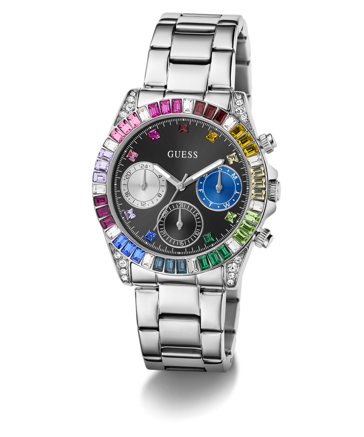 Reloj Multifunción Plateado