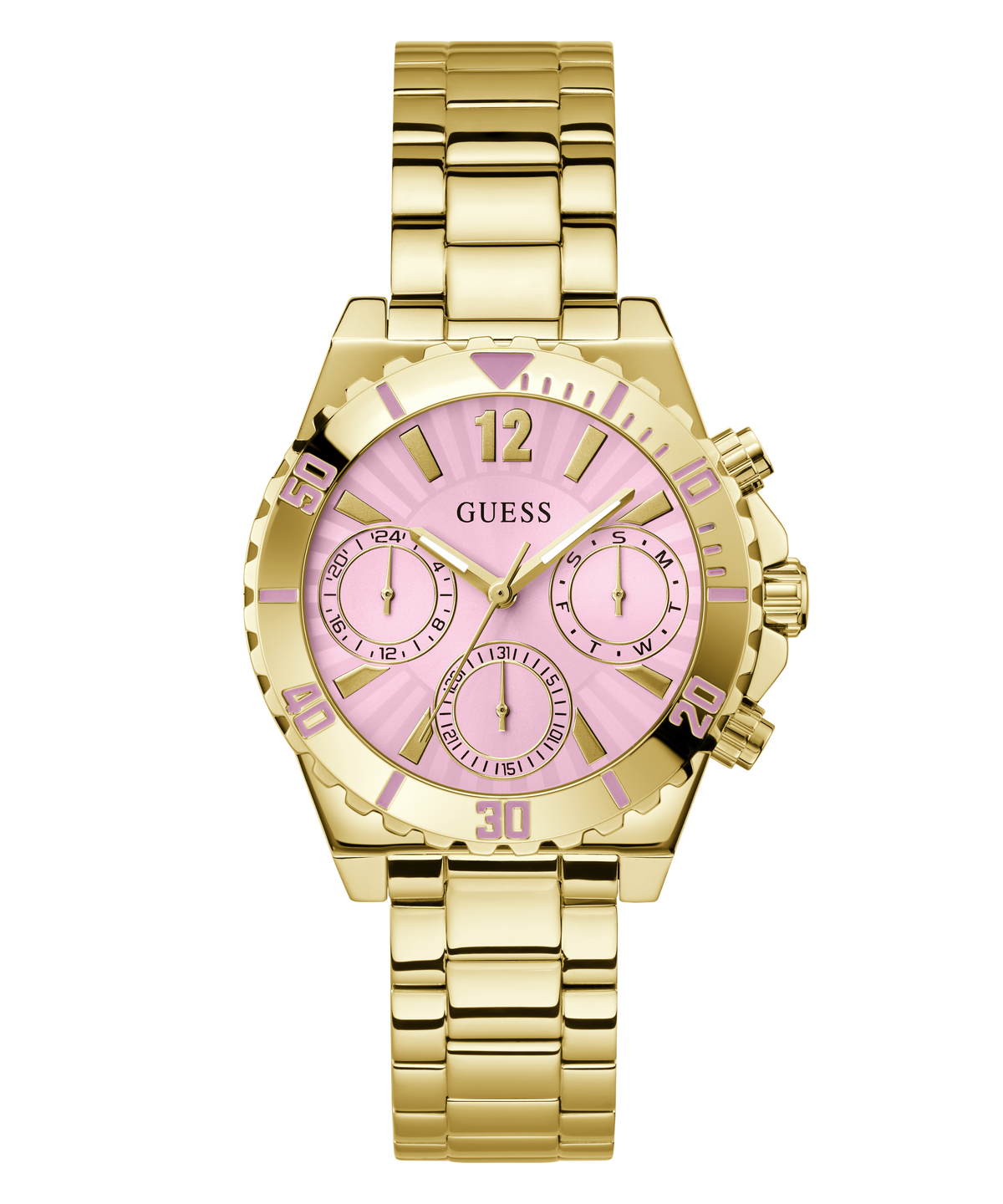 Reloj Multifunción Dorado
