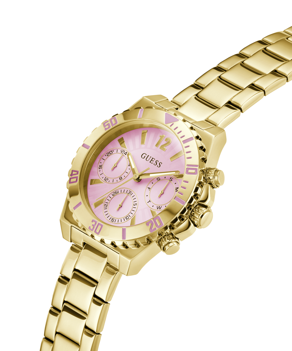 Reloj Multifunción Dorado