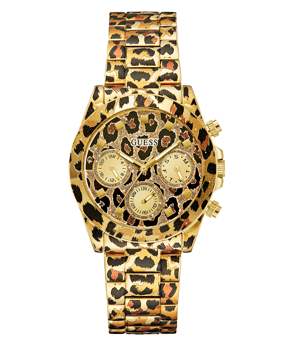 Reloj Multifunción Estampado Leopardo