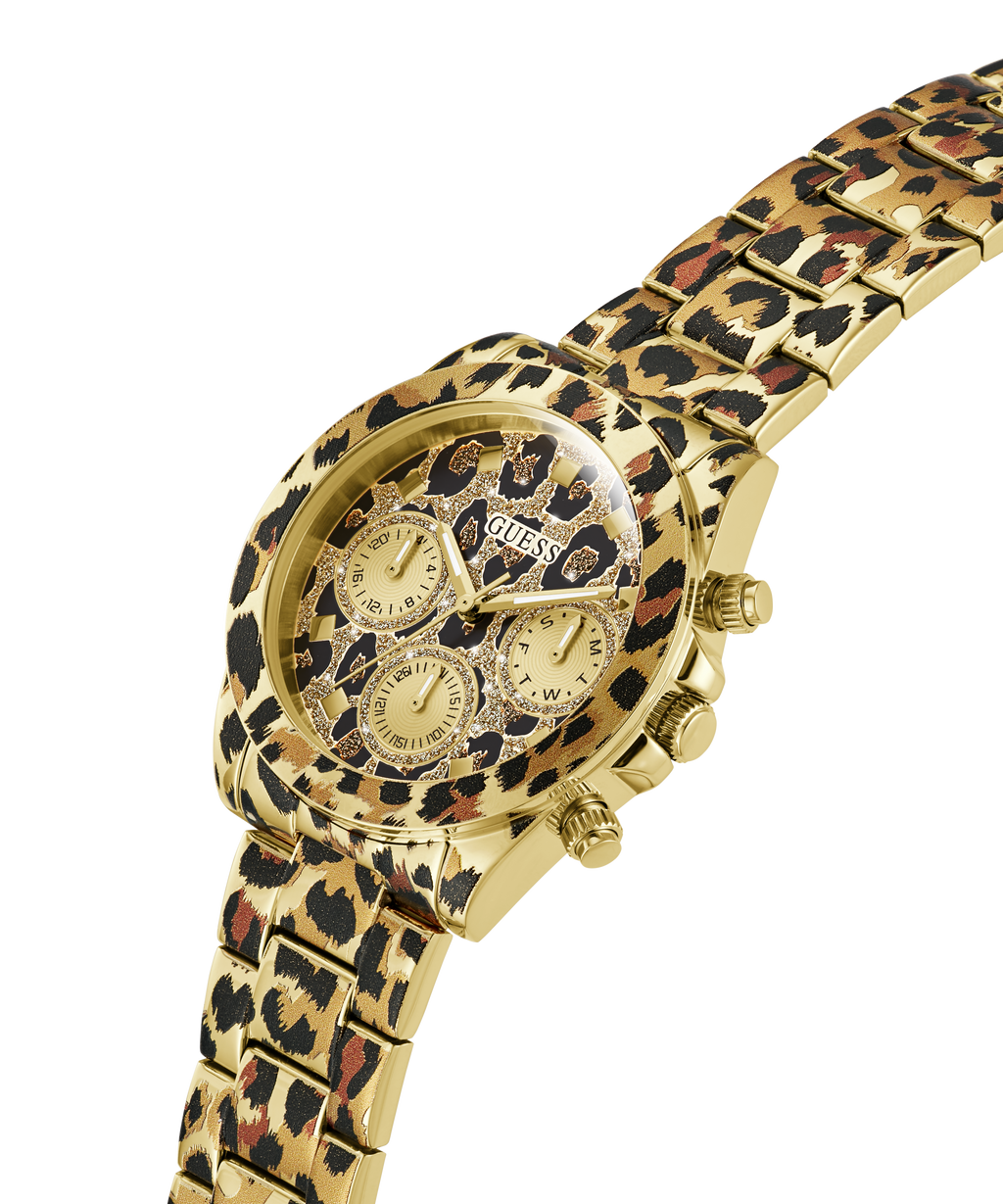 Reloj Multifunción Estampado Leopardo