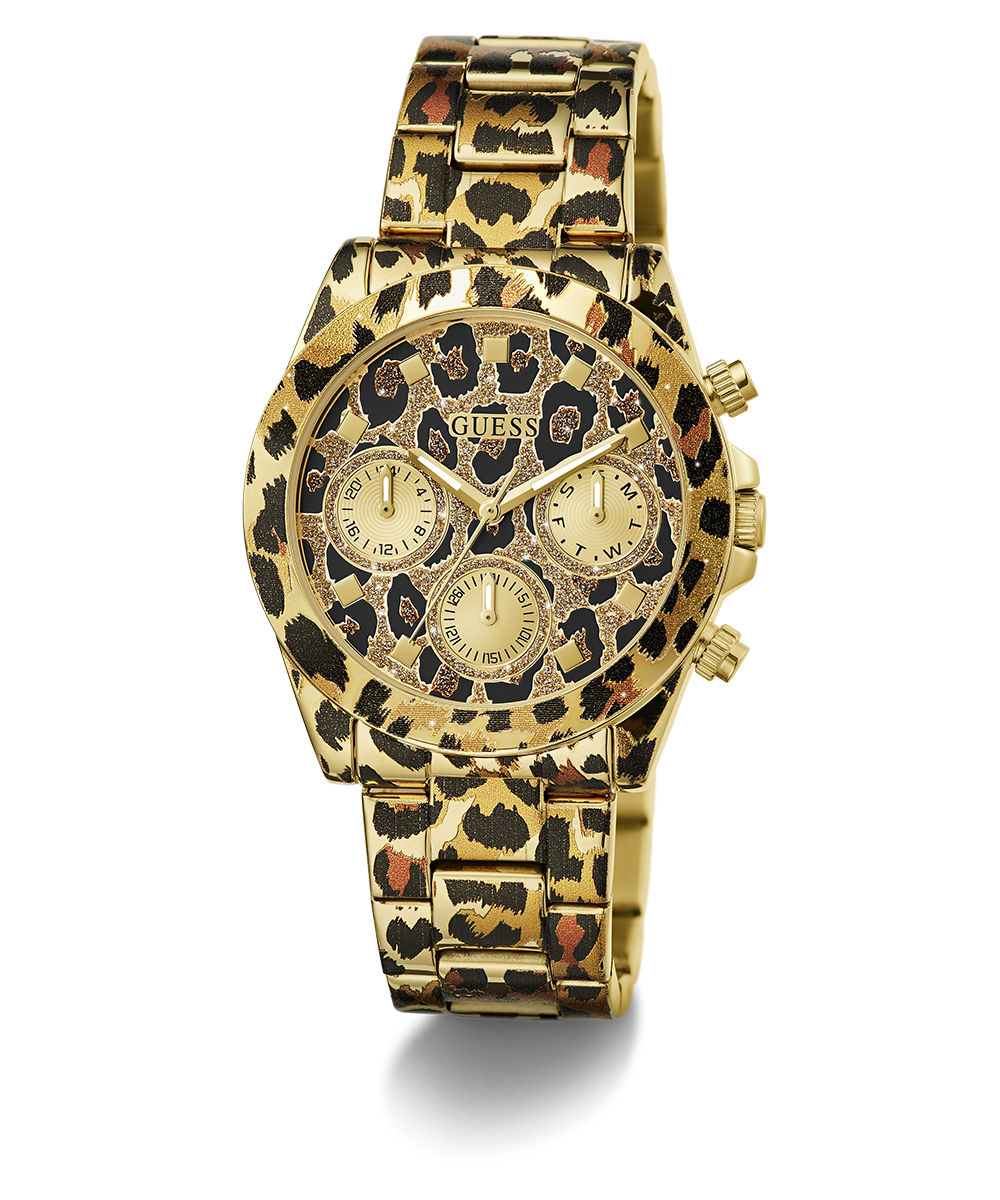Reloj Multifunción Estampado Leopardo