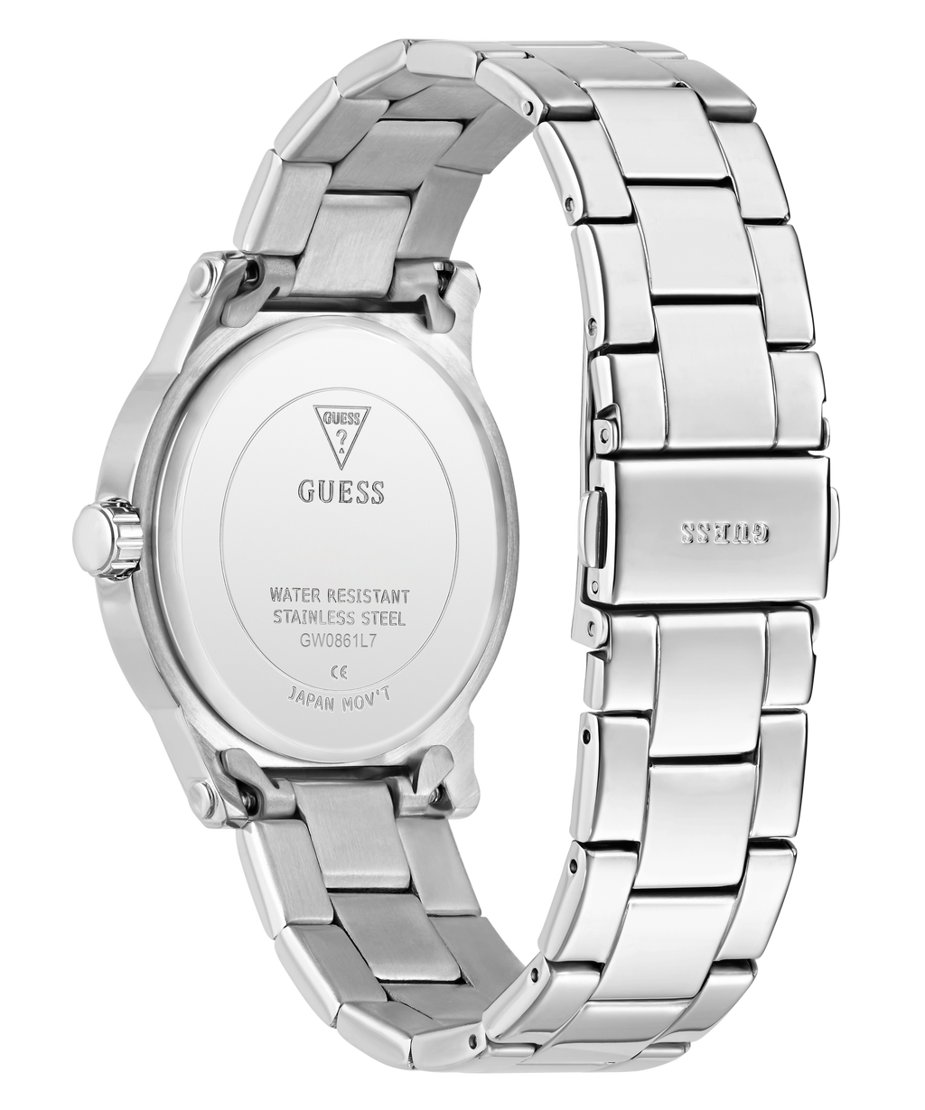 Reloj Analógico Plateado