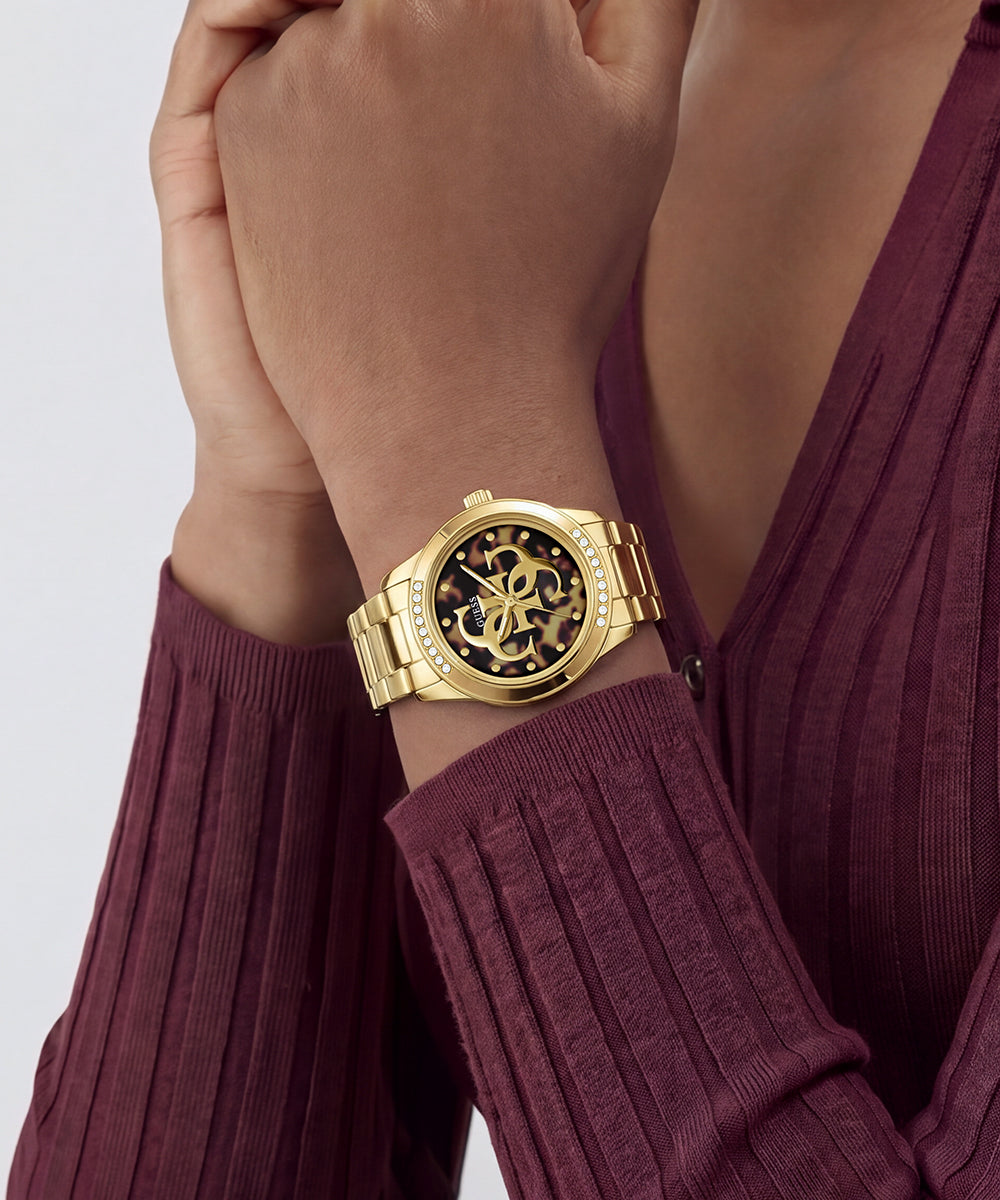 Reloj Analógico Dorado