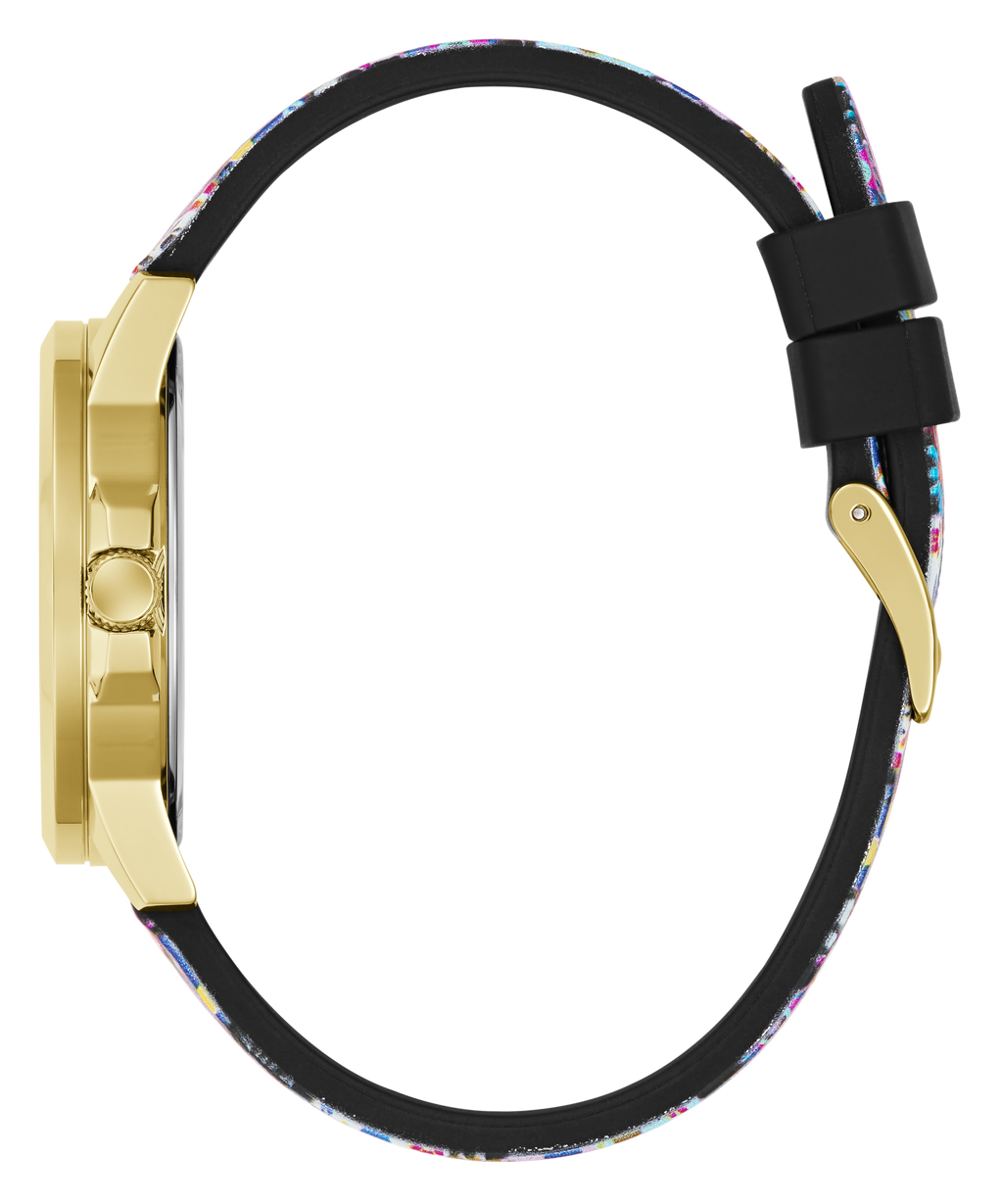 Reloj Analógico Negro y Dorado Edición Día de los Muertos