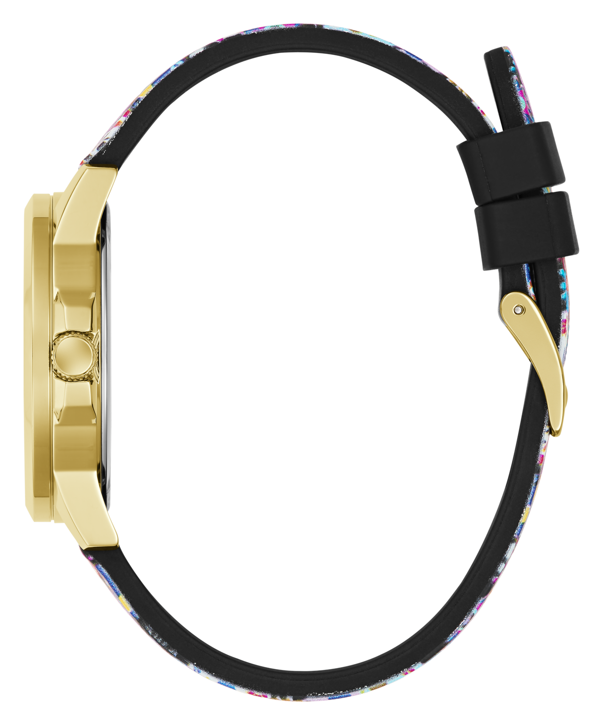Reloj Analógico Negro y Dorado Edición Día de los Muertos
