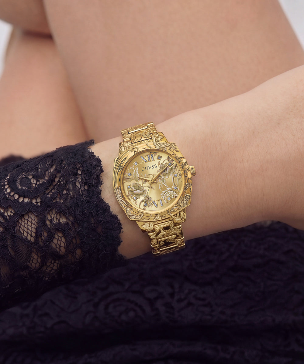 Reloj Analógico Dorado