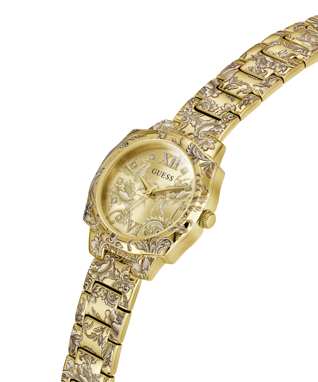 Reloj Analógico Dorado