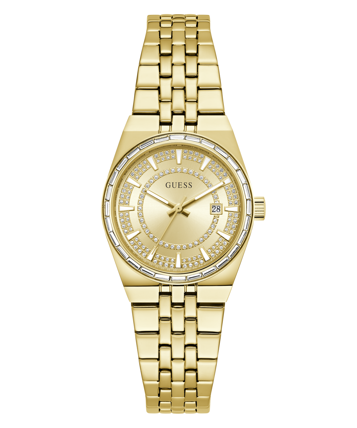 Reloj Dorado con Calendario