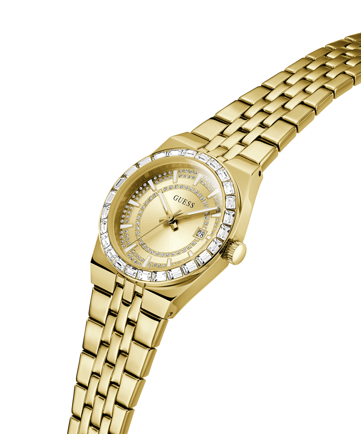 Reloj Dorado con Calendario
