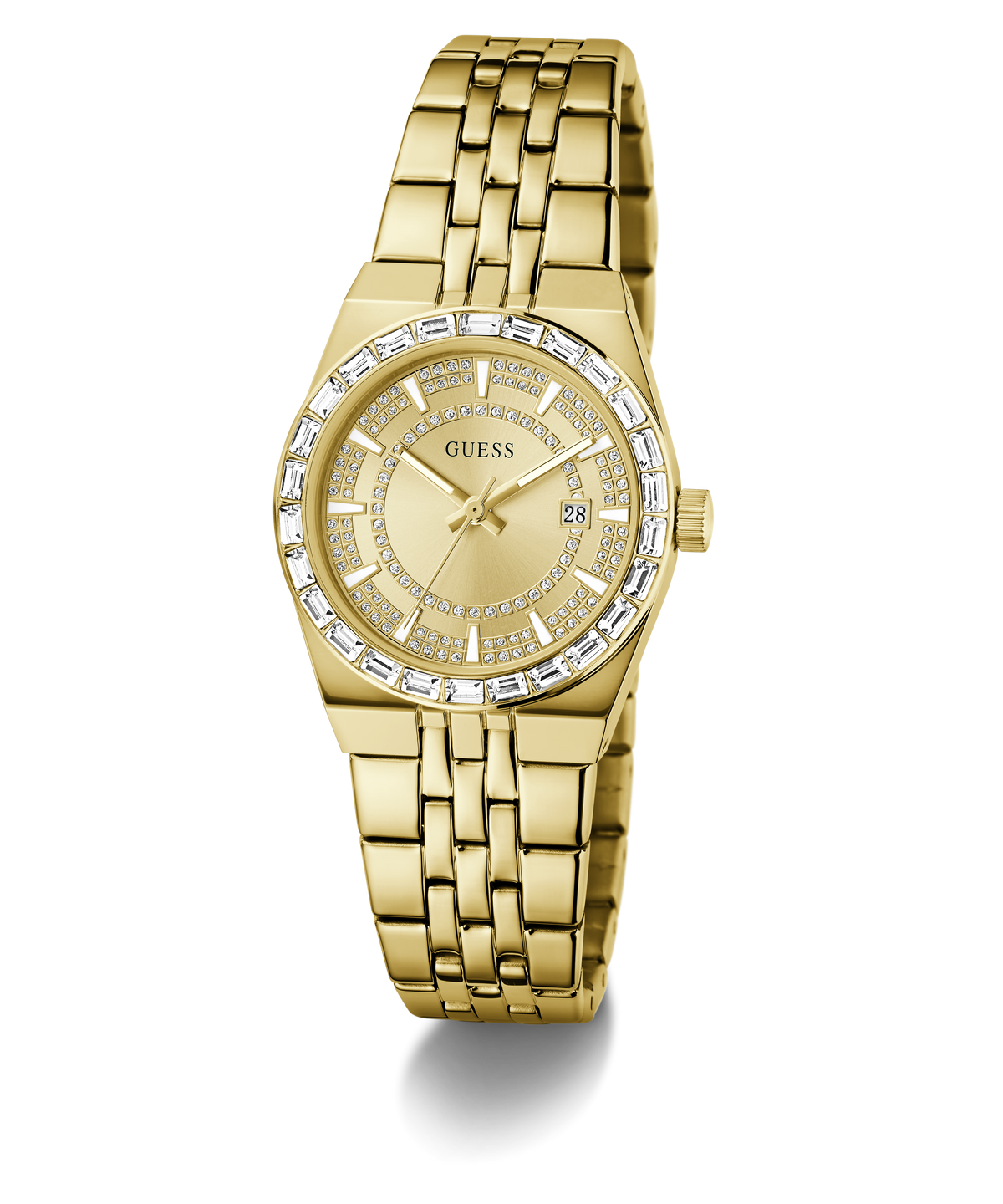 Reloj Dorado con Calendario