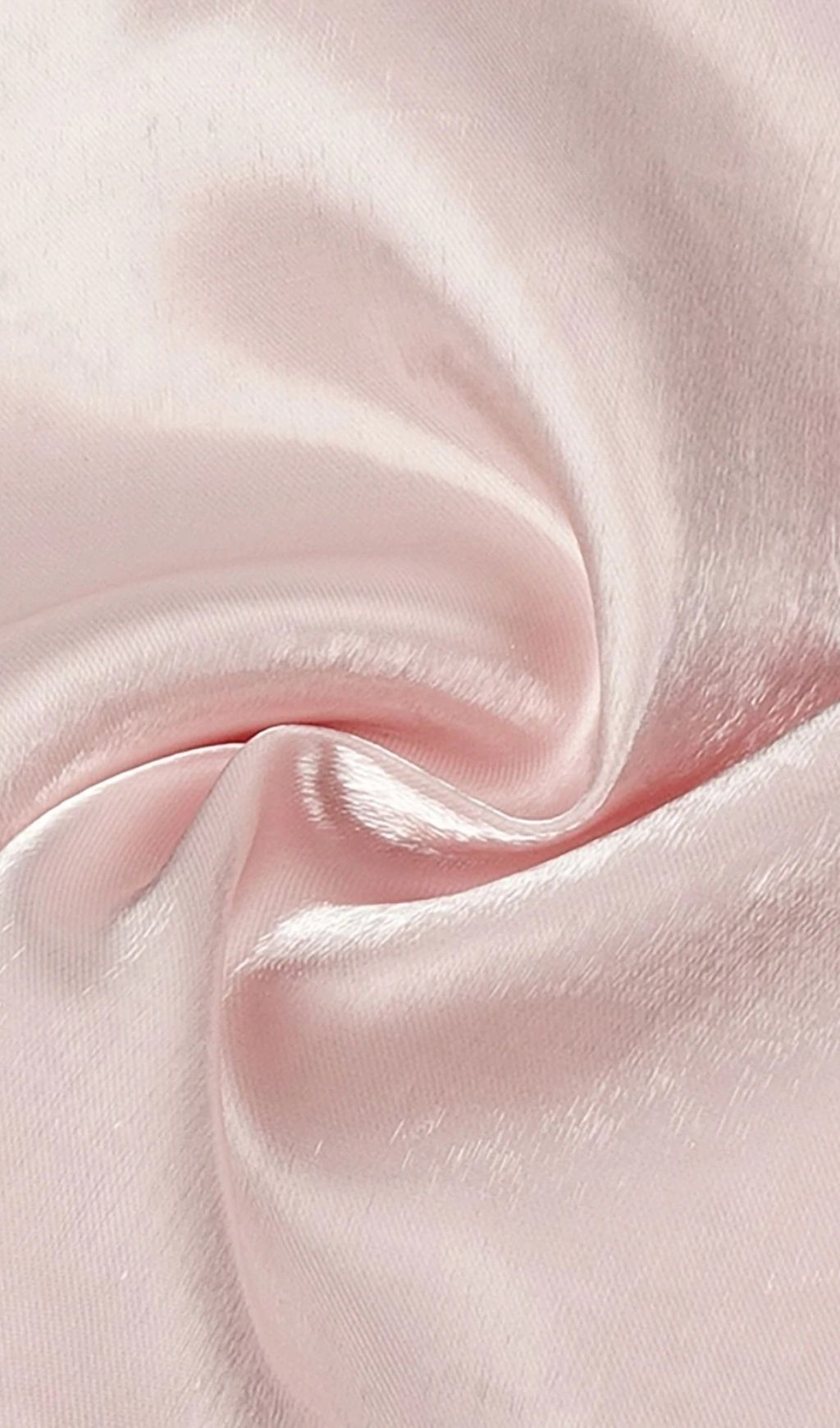 Vestido Midi Rosa Strapless de Satén
