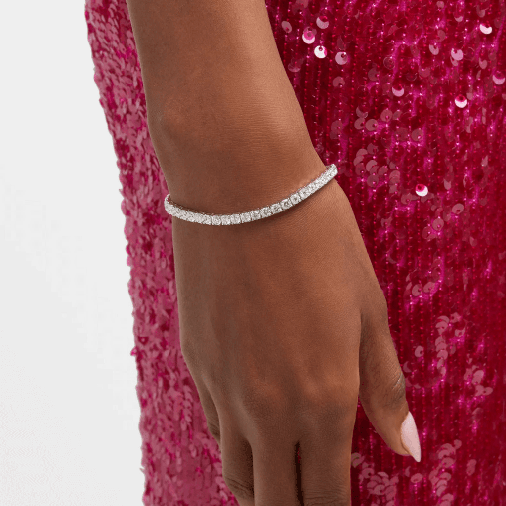 Pulsera Tenis de Moissanita 4mm