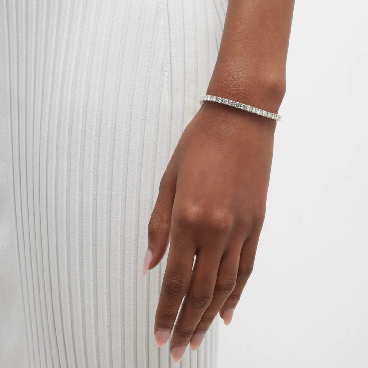 Pulsera Tenis de Moissanita 4mm